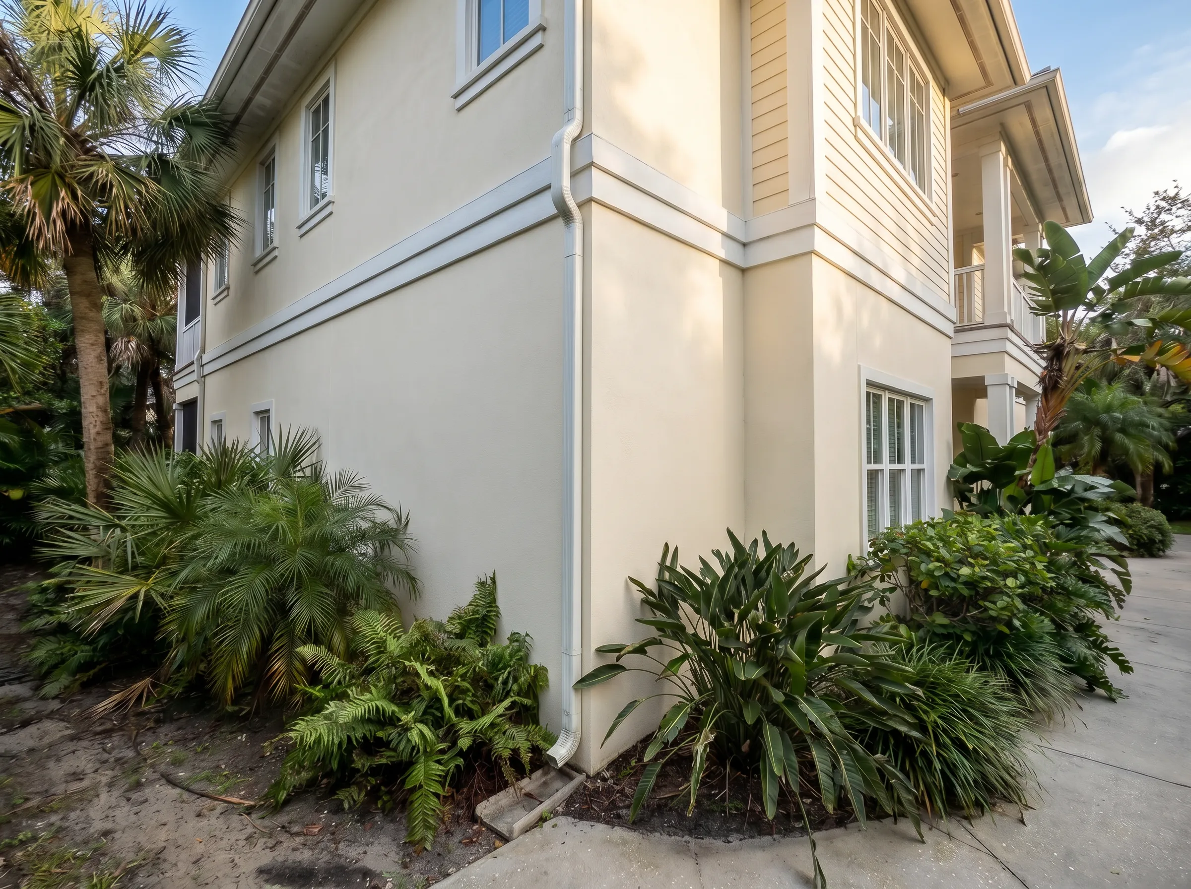 After — home exterior soft washing
